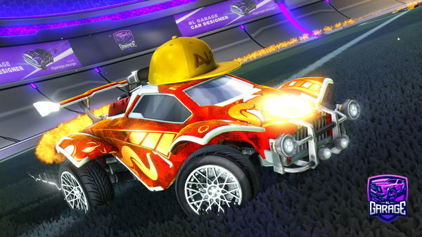 A Rocket League car design from Pipa_