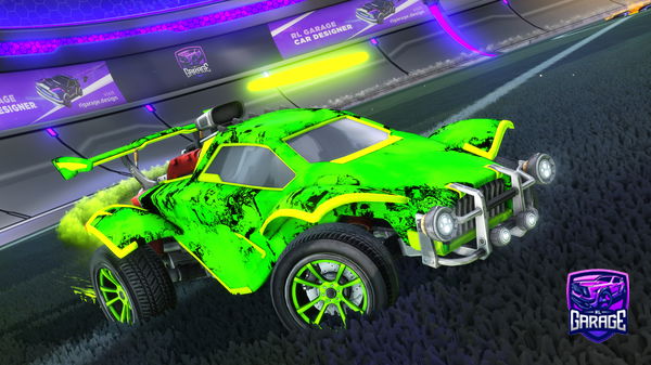A Rocket League car design from Dxrk_On144Hz