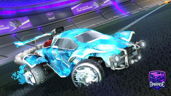 A Rocket League car design from Sky_Flow3