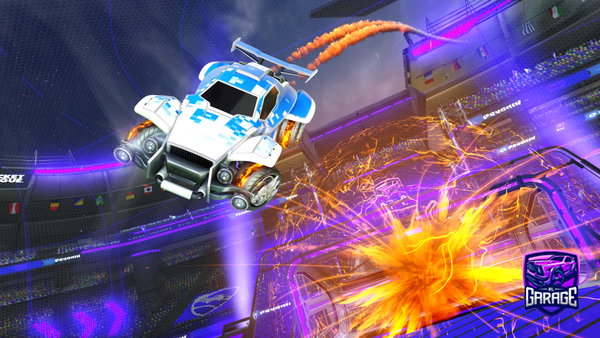 A Rocket League car design from KikyKing