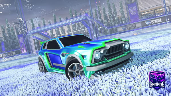 A Rocket League car design from sublimed