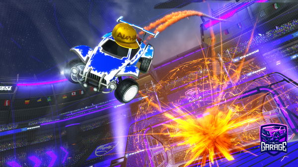 A Rocket League car design from drpyNTS