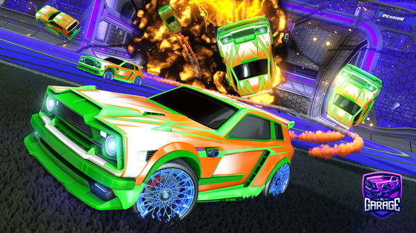 A Rocket League car design from BLOOZE_CLASSIX
