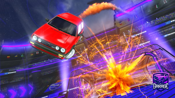 A Rocket League car design from Ntr0