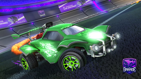 A Rocket League car design from dB_Jigsaw