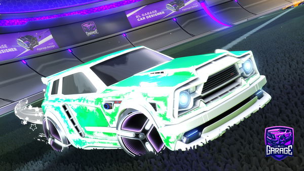 A Rocket League car design from BG4ManUtd