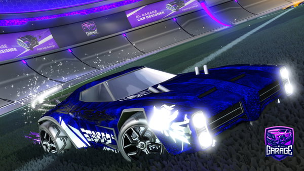 A Rocket League car design from reako