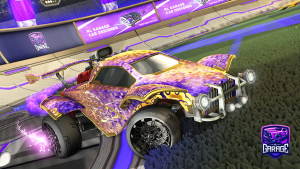 A Rocket League car design from Yacob828