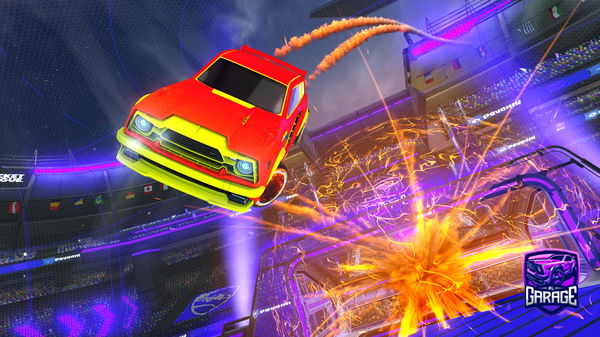 A Rocket League car design from MESSI_THEKING