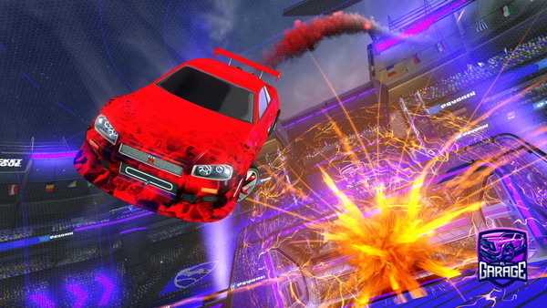 A Rocket League car design from ITS_JustNL