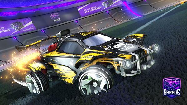 A Rocket League car design from HRY_1015