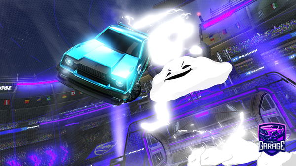 A Rocket League car design from Hinwiler