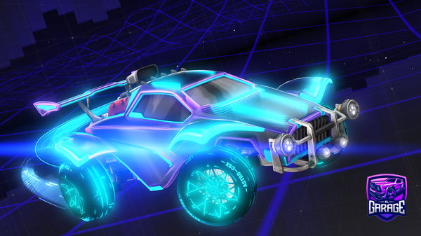 A Rocket League car design from NoHoesRL