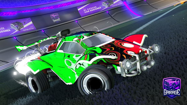 A Rocket League car design from CosmicEclipse274