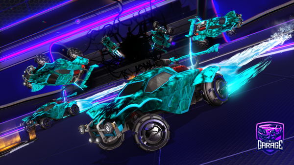 A Rocket League car design from MTGX