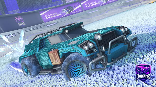 A Rocket League car design from nassrwala