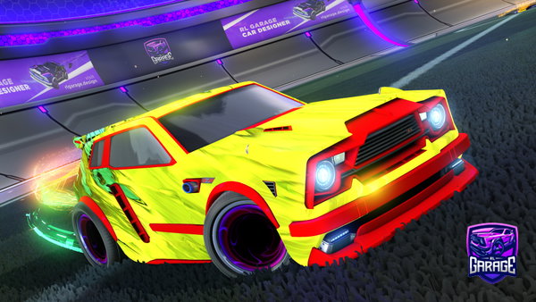A Rocket League car design from ryno2367