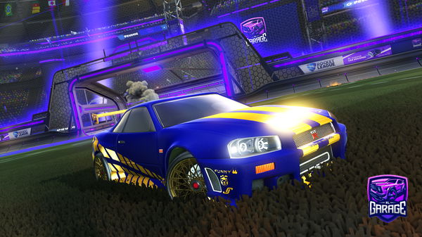 A Rocket League car design from ArmstrongIsGaming