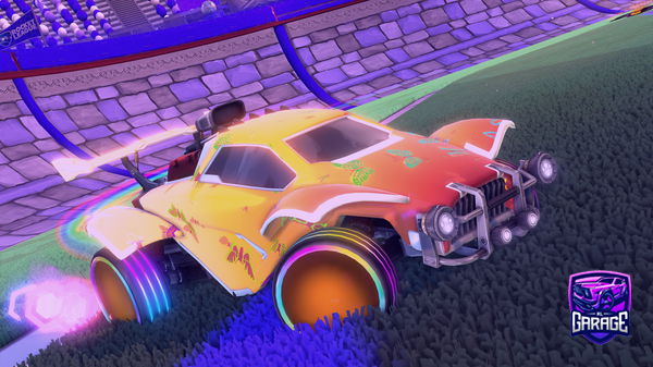 A Rocket League car design from Rororl5