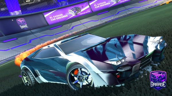A Rocket League car design from Xxdivison9x