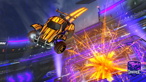 A Rocket League car design from DragonLock