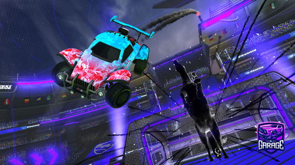 A Rocket League car design from skies_