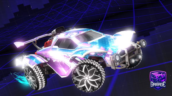 A Rocket League car design from Cat_232477