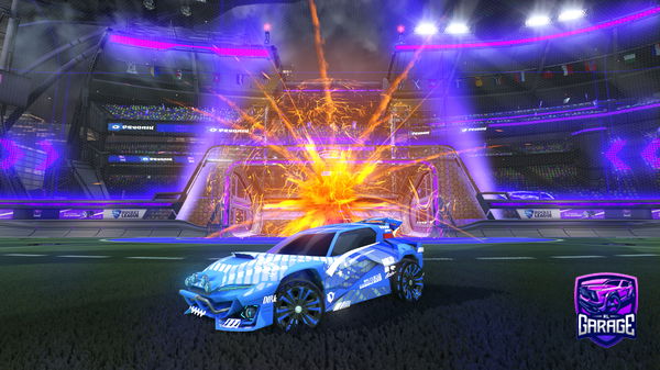 A Rocket League car design from Castrenza