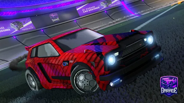 A Rocket League car design from Mallart