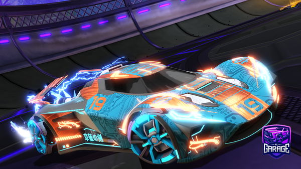 A Rocket League car design from MidKnight_171