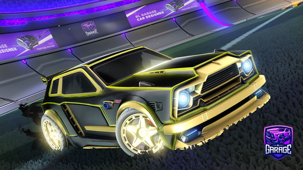 A Rocket League car design from WookiesBurrito