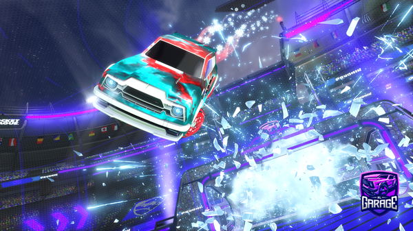 A Rocket League car design from NFRHartz