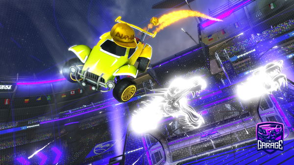 A Rocket League car design from yupyuppep