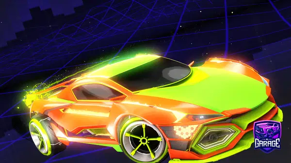 A Rocket League car design from mushroomboi