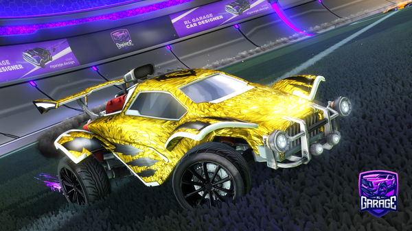 A Rocket League car design from Carliss13
