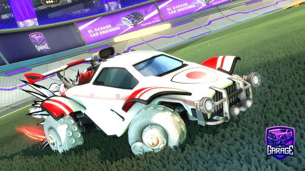 A Rocket League car design from puff1n