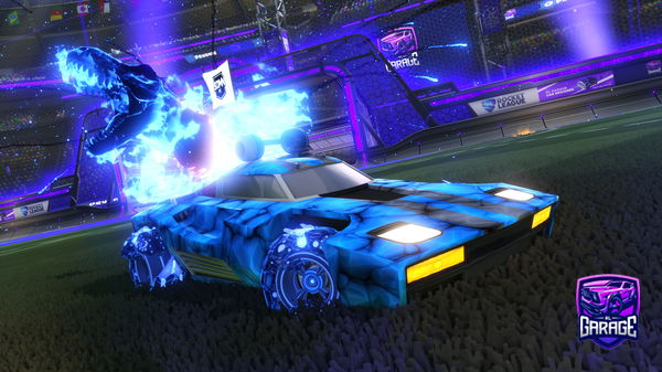 A Rocket League car design from shockwaveshark