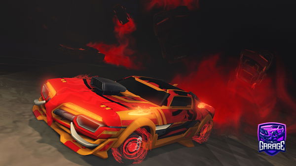 A Rocket League car design from RocketSus