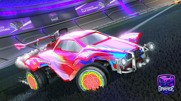 A Rocket League car design from Poweredplayer