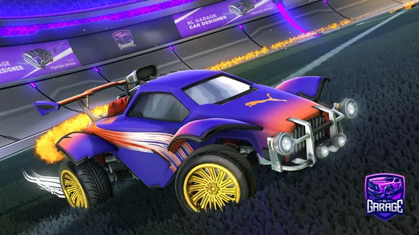A Rocket League car design from Outburst