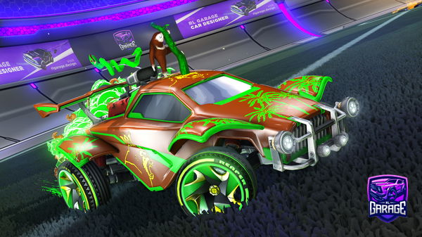 A Rocket League car design from SplitLemon