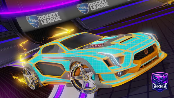 A Rocket League car design from MrRogers143