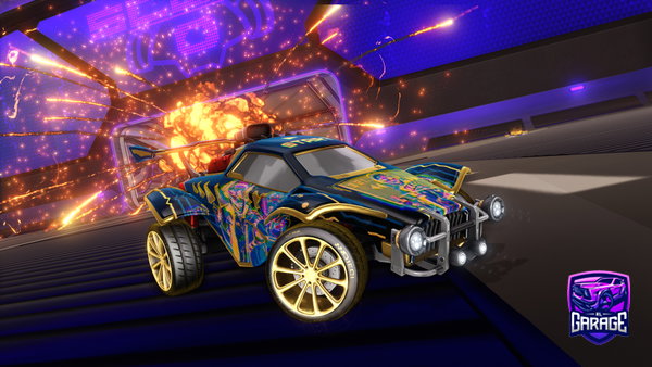 A Rocket League car design from lokych