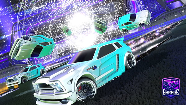 A Rocket League car design from Frostnite_Joel