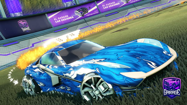 A Rocket League car design from palmtreezs