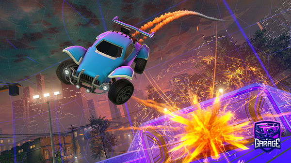 A Rocket League car design from xwaay