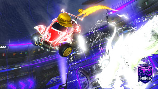 A Rocket League car design from bennyboyaggie