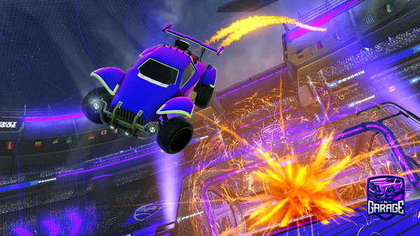 A Rocket League car design from Wxffle
