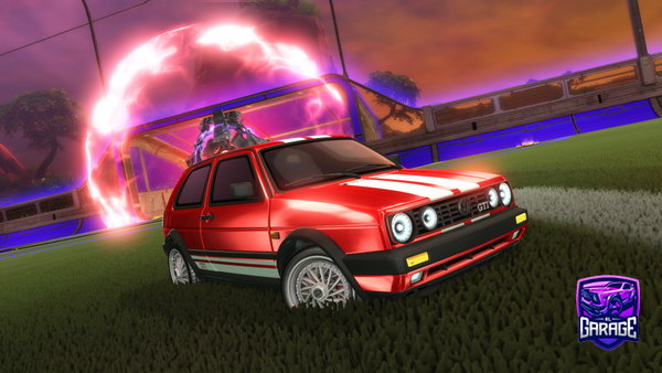 A Rocket League car design from TheToxicFranco