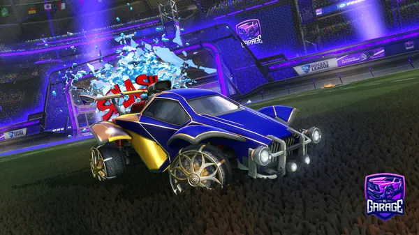 A Rocket League car design from ChipTortilla